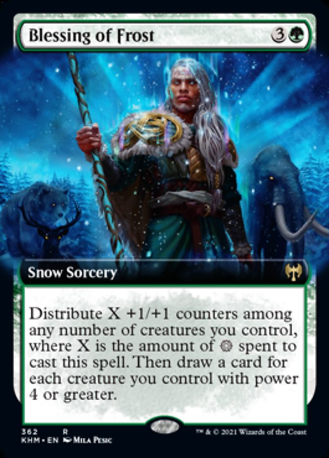 Blessing of Frost (Extended Art) [Kaldheim] | Gamers Paradise