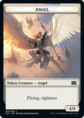 Zombie // Angel Double-Sided Token [Double Masters 2022 Tokens] | Gamers Paradise