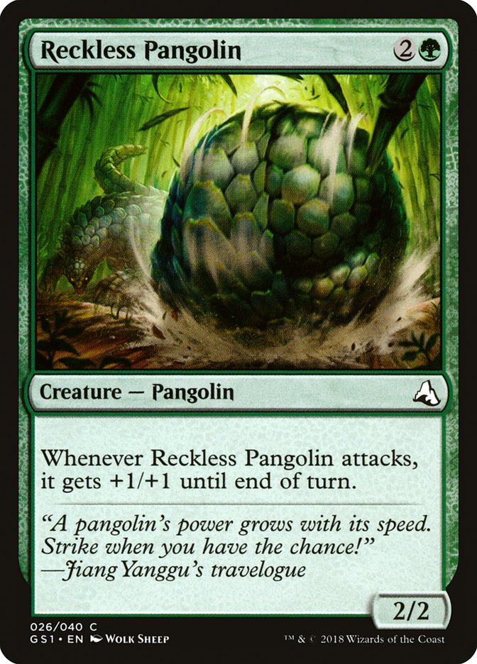 Reckless Pangolin [Global Series Jiang Yanggu & Mu Yanling] | Gamers Paradise