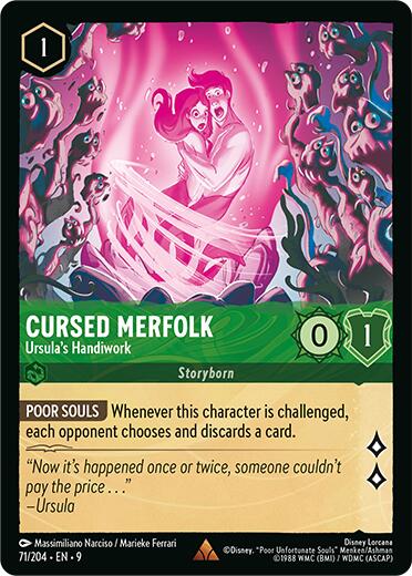 Cursed Merfolk - Ursula's Handiwork (71/204) [Fabled] | Gamers Paradise