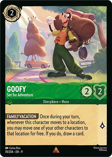 Goofy - Set for Adventure (74/204) [Fabled] | Gamers Paradise