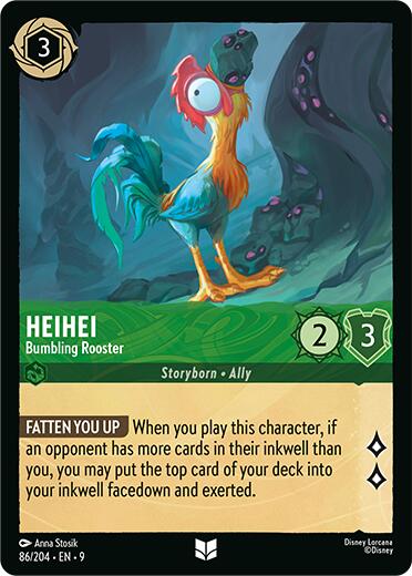 Heihei - Bumbling Rooster (86/204) [Fabled] | Gamers Paradise