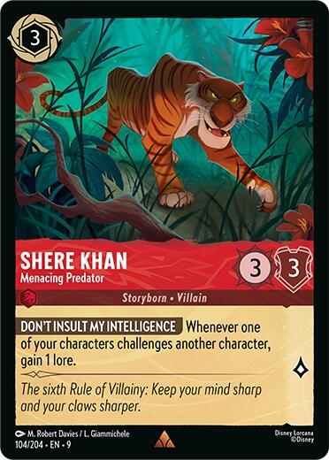 Shere Khan - Menacing Predator (104/204) [Fabled] | Gamers Paradise