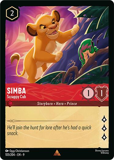Simba - Scrappy Cub (105/204) [Fabled] | Gamers Paradise