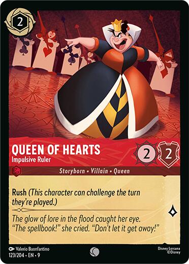 Queen of Hearts - Impulsive Ruler (123/204) [Fabled] | Gamers Paradise