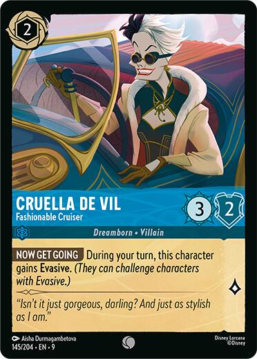 Cruella De Vil - Fashionable Cruiser (145/204) [Fabled] | Gamers Paradise
