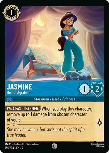 Jasmine - Heir of Agrabah (155/204) [Fabled] | Gamers Paradise