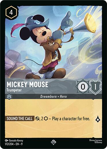 Mickey Mouse - Trumpeter (172/204) [Fabled] | Gamers Paradise