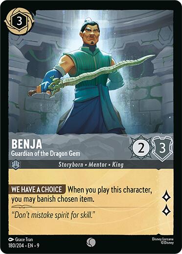 Benja - Guardian of the Dragon Gem (180/204) [Fabled] | Gamers Paradise