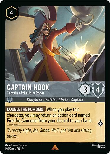 Captain Hook - Captain of the Jolly Roger (190/204) [Fabled] | Gamers Paradise