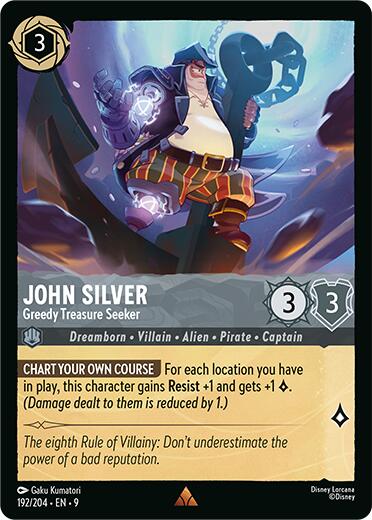 John Silver - Greedy Treasure Seeker (192/204) [Fabled] | Gamers Paradise