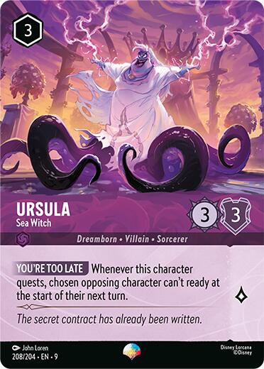 Ursula - Sea Witch (Epic) (208/204) [Fabled] | Gamers Paradise