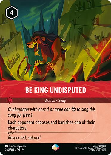 Be King Undisputed (Epic) (216/204) [Fabled] | Gamers Paradise