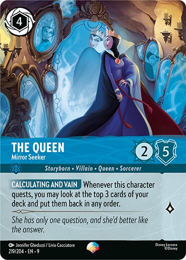 The Queen - Mirror Seeker (Epic) (219/204) [Fabled] | Gamers Paradise