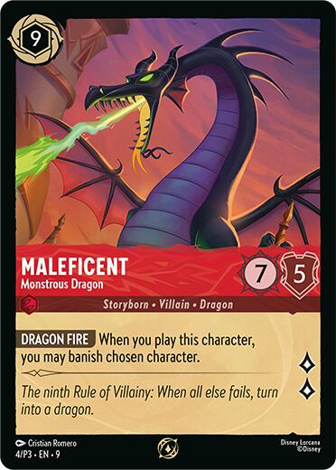 Maleficent - Monstrous Dragon (Store Championship Participant) (4/P3) [Promo Cards] | Gamers Paradise