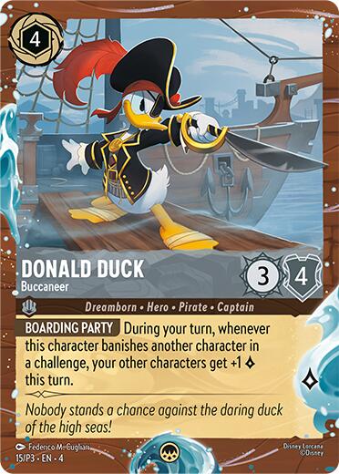 Donald Duck - Buccaneer (Disney Cruise Promo) (15/P3) [Promo Cards] | Gamers Paradise