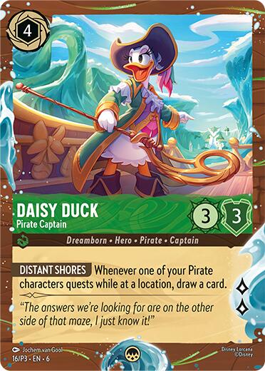 Daisy Duck - Pirate Captain (Disney Cruise Promo) (16/P3) [Promo Cards] | Gamers Paradise