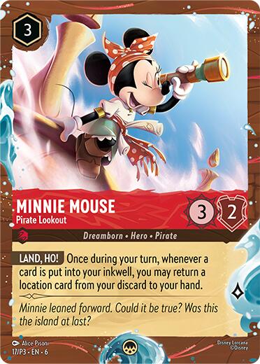 Minnie Mouse - Pirate Lookout (Disney Cruise Promo) (17/P3) [Promo Cards] | Gamers Paradise