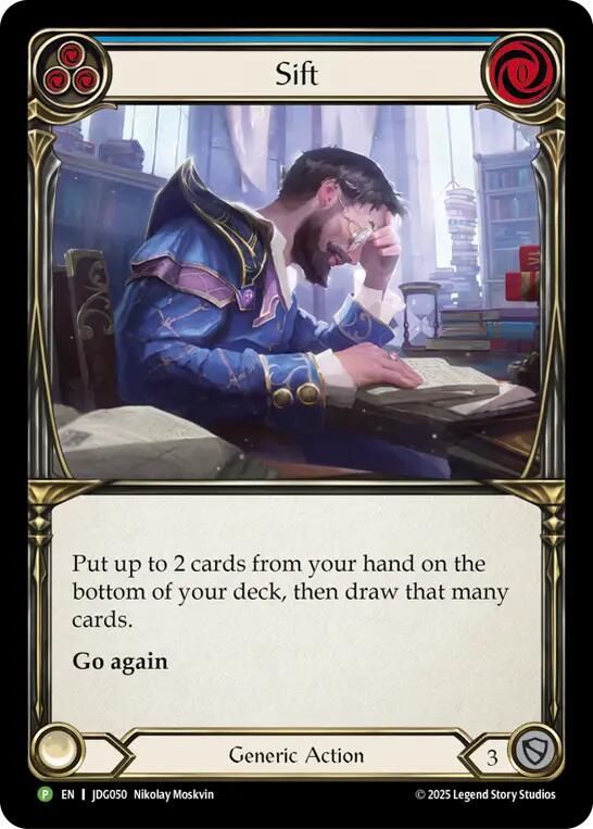 Sift (Blue) [JDG050] (Promo)  Cold Foil | Gamers Paradise