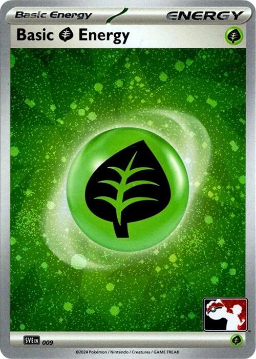 Basic Grass Energy (009) (Cosmos Holo) [Prize Pack Series Seven] | Gamers Paradise