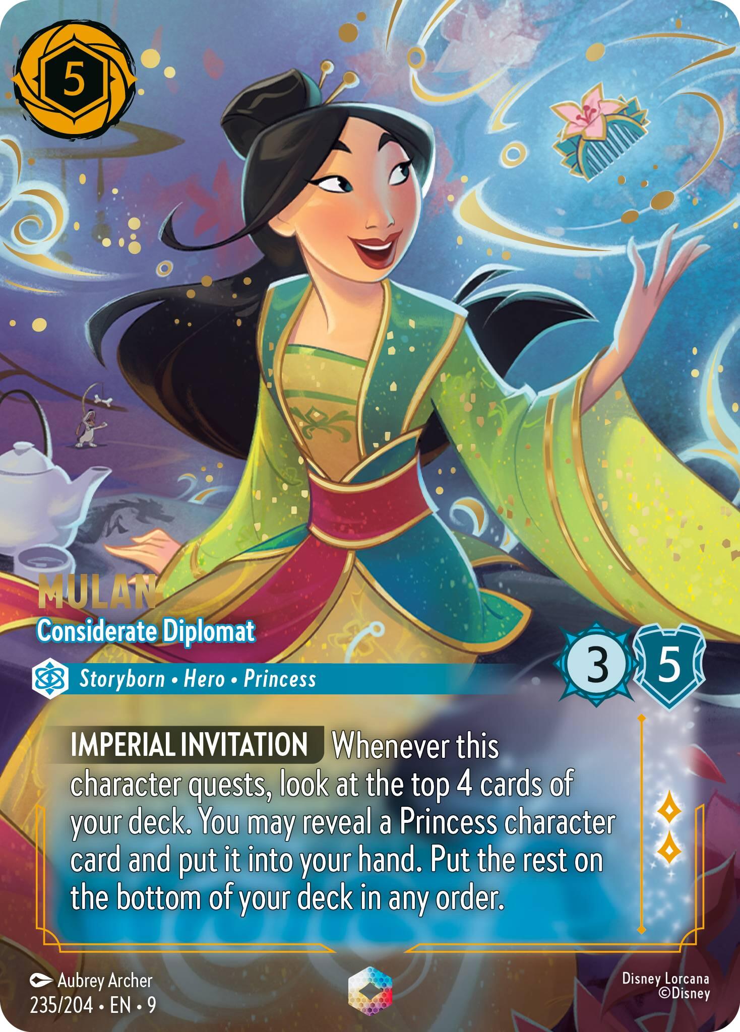 Mulan - Considerate Diplomat (Enchanted) (235/204) [Fabled] | Gamers Paradise