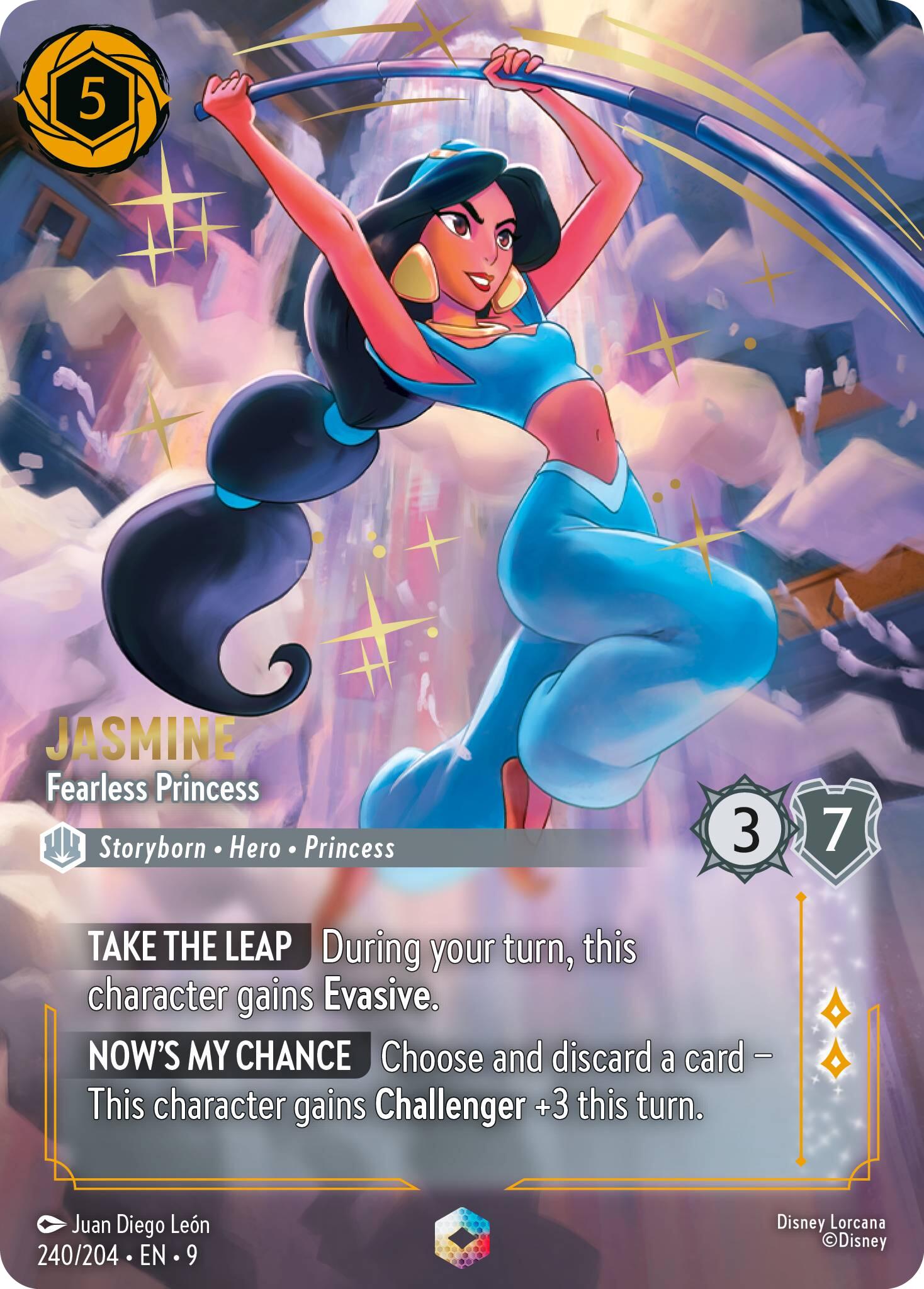 Jasmine - Fearless Princess (Enchanted) (240/204) [Fabled] | Gamers Paradise