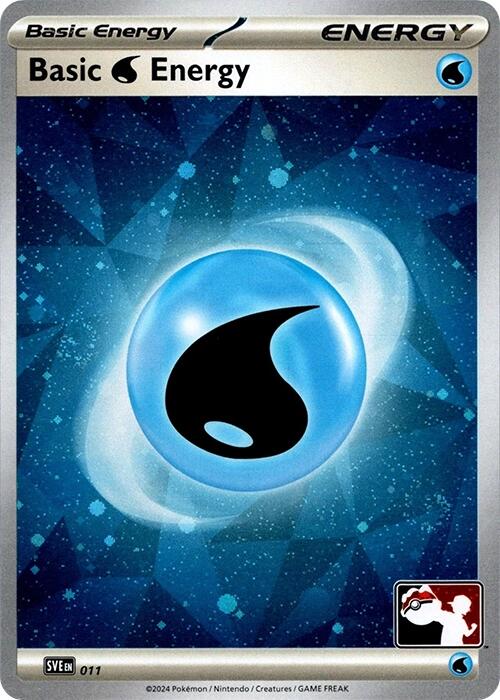 Basic Water Energy (011) (Cosmos Holo) [Prize Pack Series Seven] | Gamers Paradise