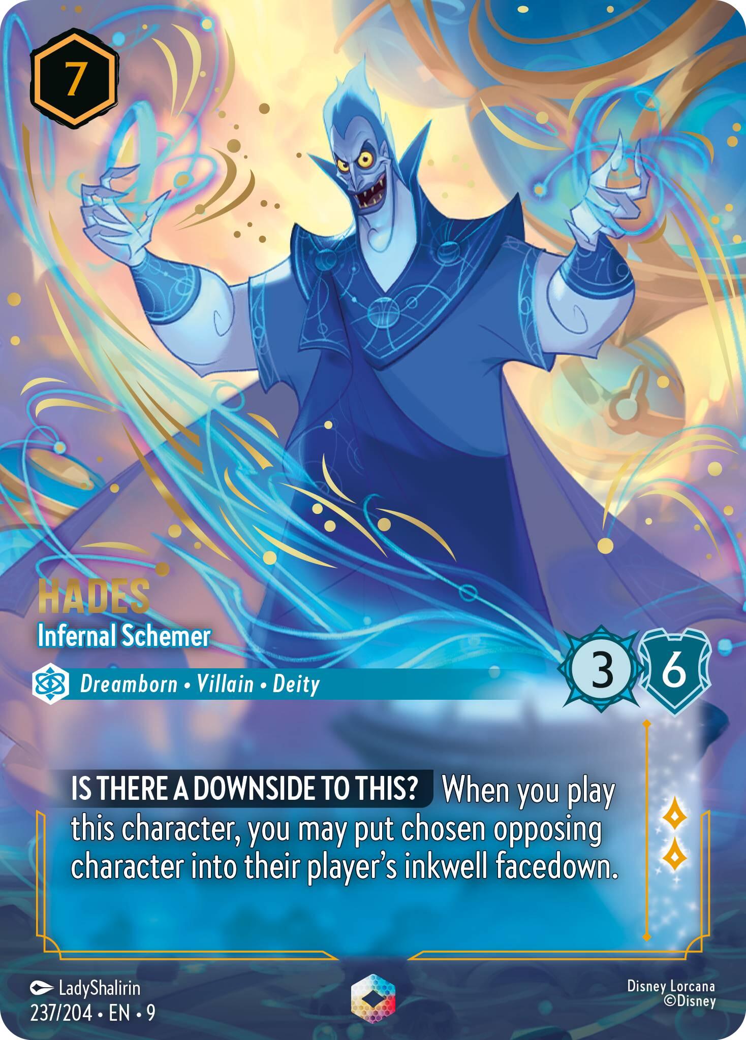 Hades - Infernal Schemer (Enchanted) (237/204) [Fabled] | Gamers Paradise