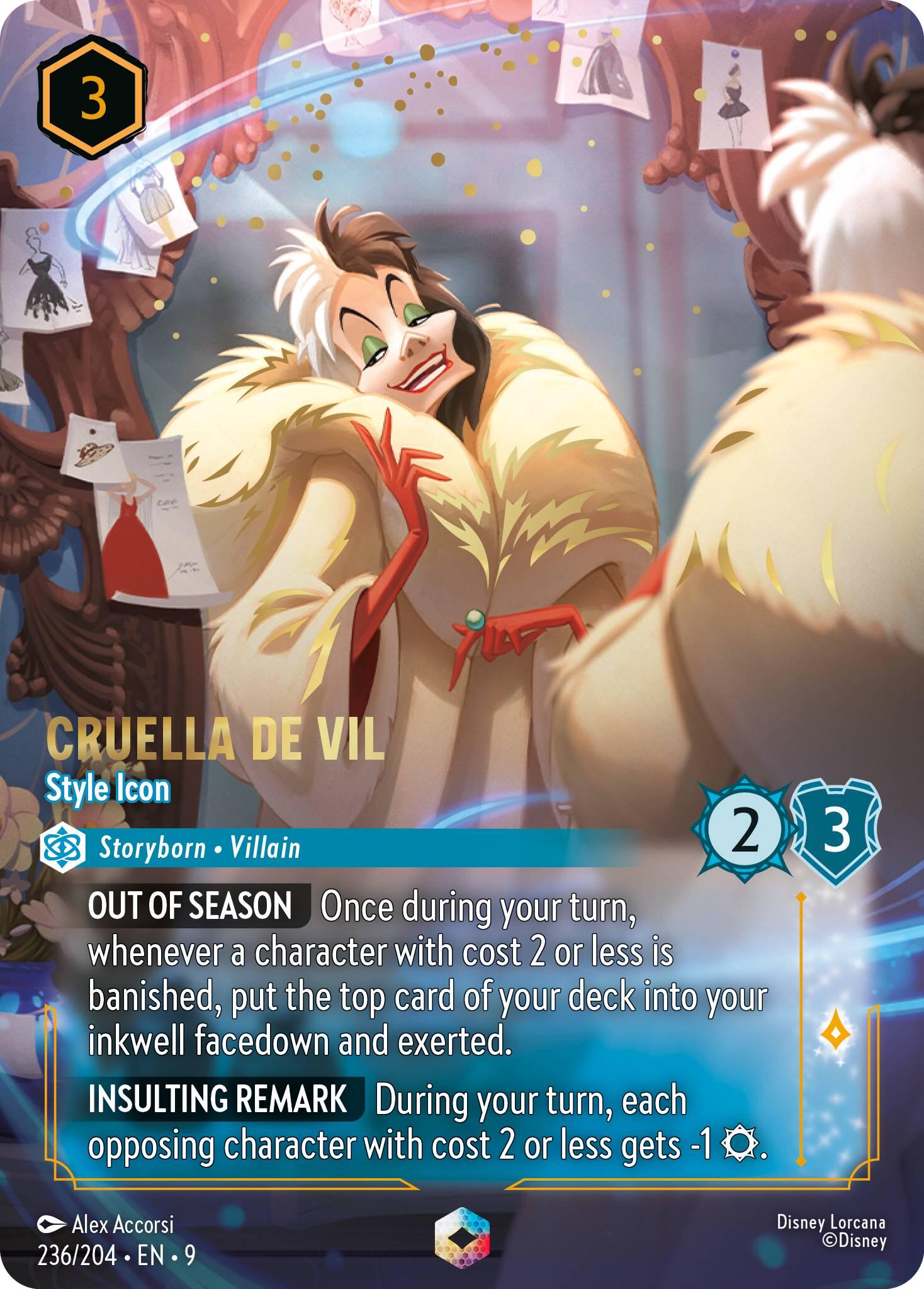 Cruella De Vil - Style Icon (Enchanted) (236/204) [Fabled] | Gamers Paradise