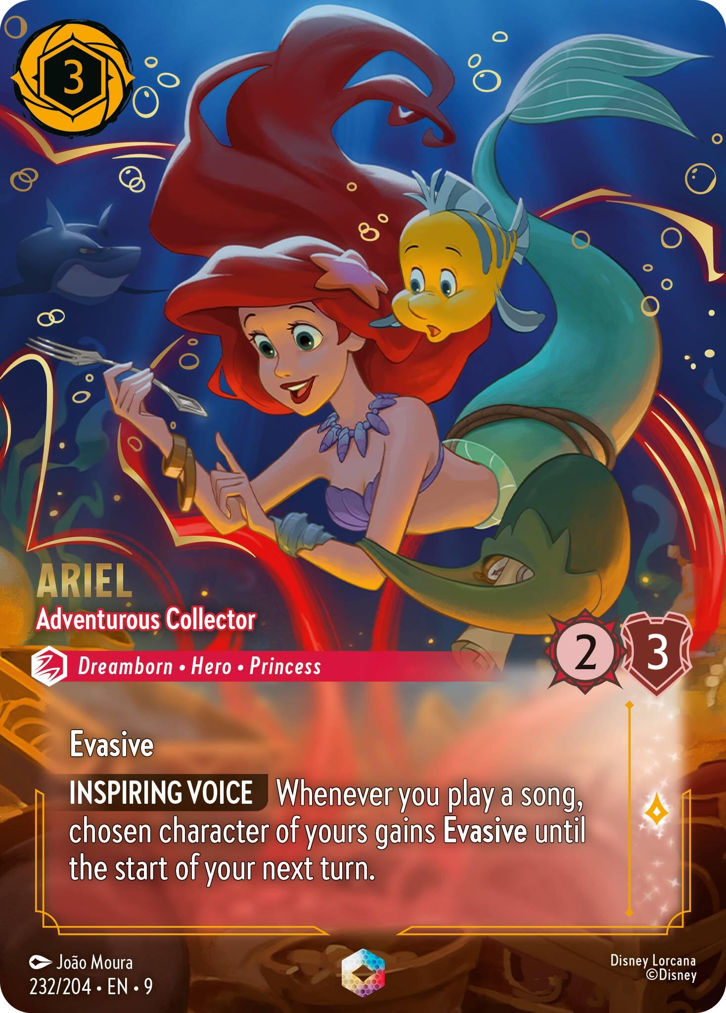 Ariel - Adventurous Collector (Enchanted) (232/204) [Fabled] | Gamers Paradise