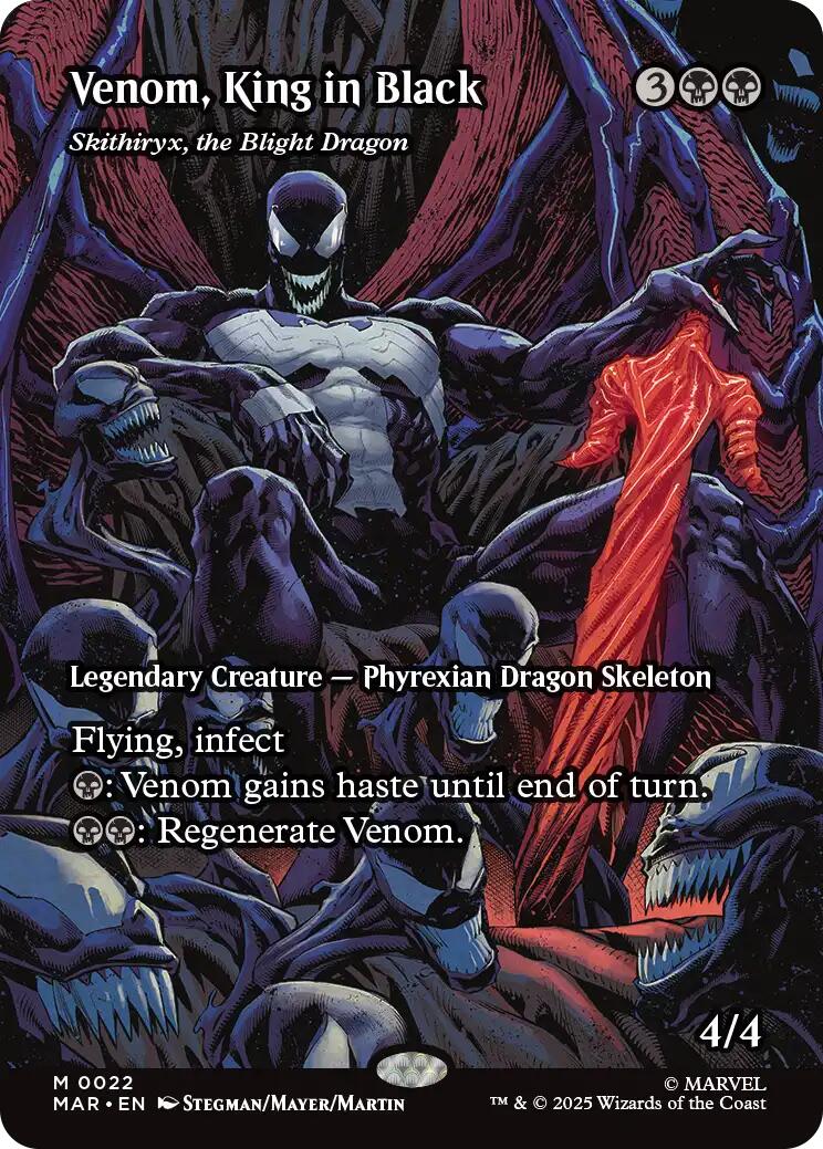 Venom, King in Black - Skithiryx, the Blight Dragon (Borderless) [Marvel's Spider-Man: Eternal-Legal] | Gamers Paradise