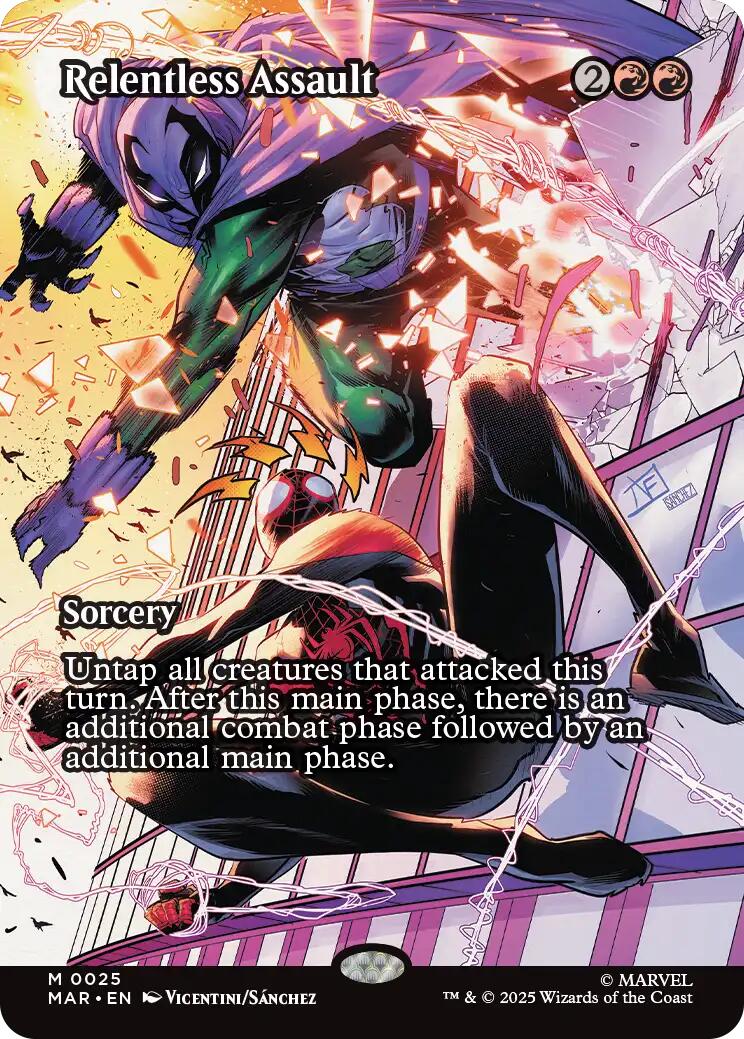 Relentless Assault (Borderless) [Marvel's Spider-Man: Eternal-Legal] | Gamers Paradise