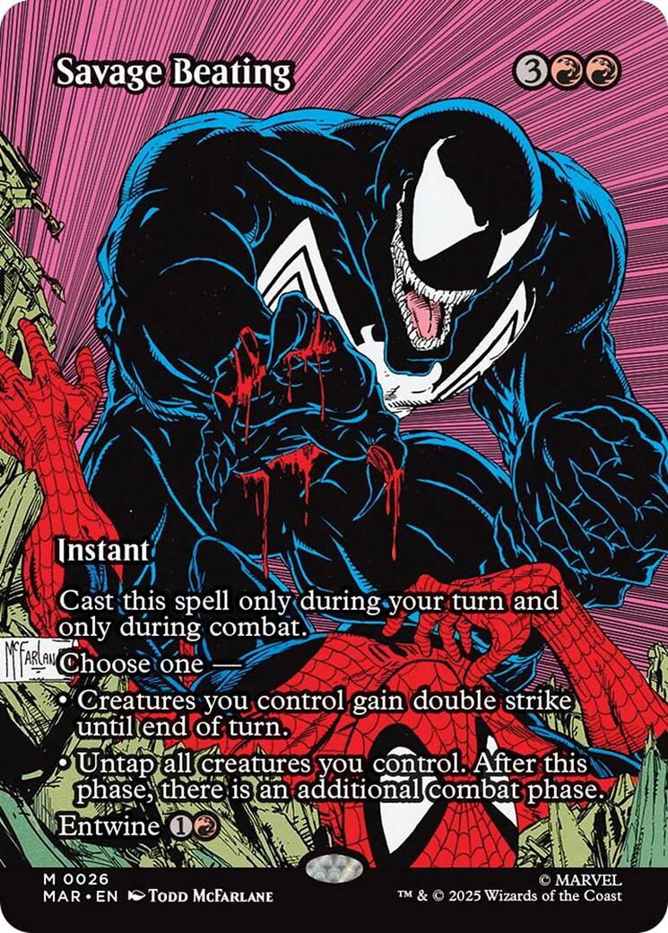 Savage Beating (Borderless) [Marvel's Spider-Man: Eternal-Legal] | Gamers Paradise