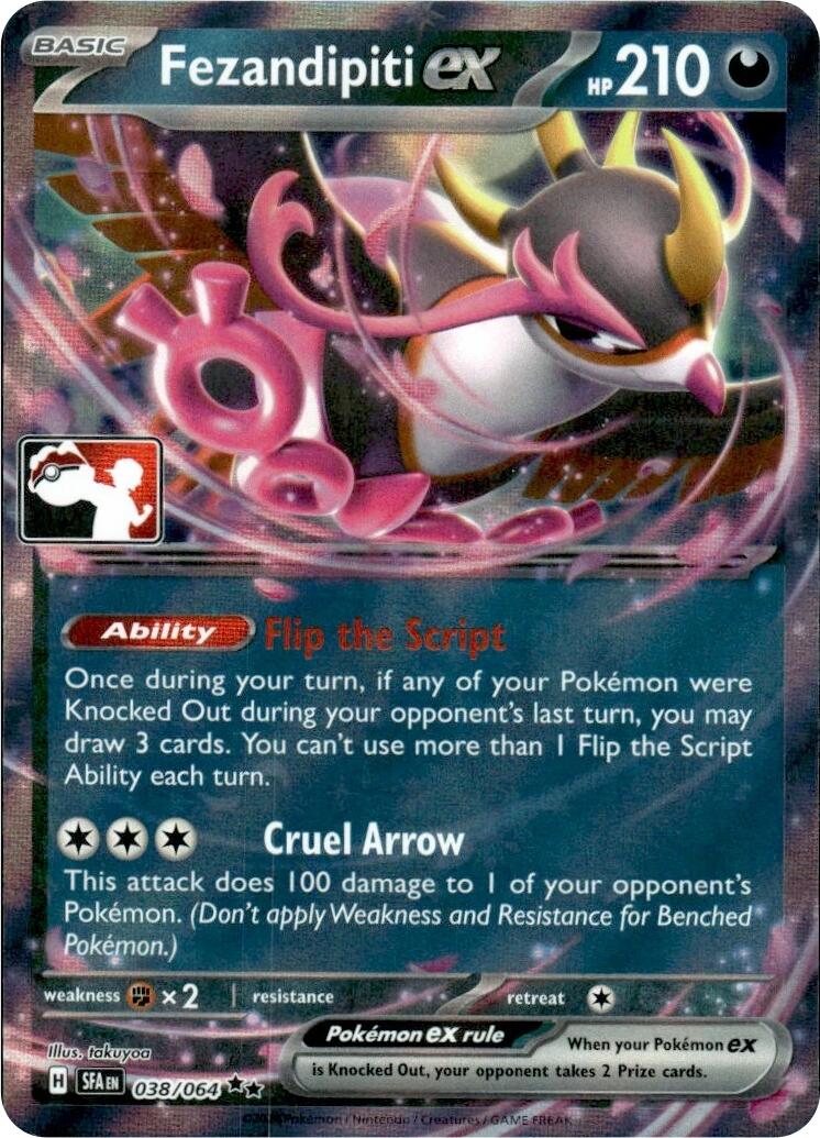 Fezandipiti ex (038/064) [Prize Pack Series Seven] | Gamers Paradise