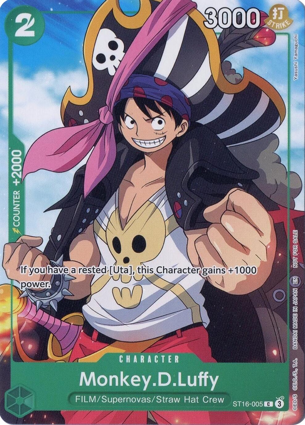 Monkey.D.Luffy (Welcome Pack Vol. 2) [One Piece Promotion Cards] | Gamers Paradise