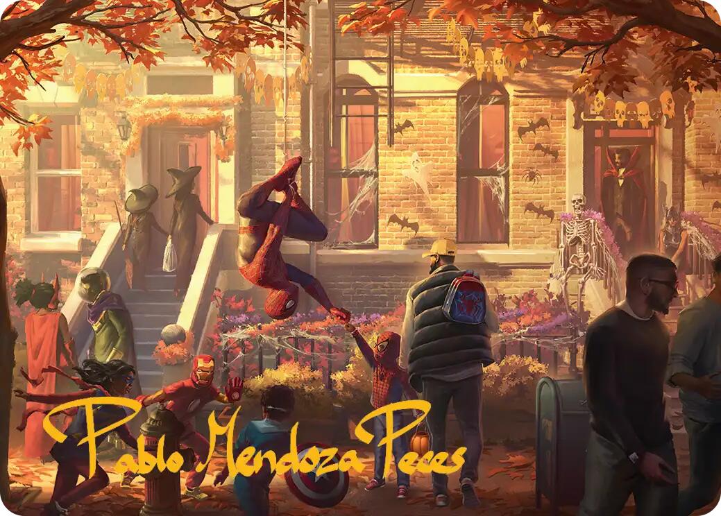 Friendly Neighborhood Art Card (Gold-Stamped Signature) [Marvel's Spider-Man Art Series] | Gamers Paradise
