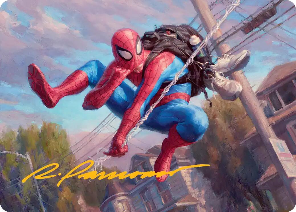 Spider-Man, Web-Slinger Art Card (Gold-Stamped Signature) [Marvel's Spider-Man Art Series] | Gamers Paradise