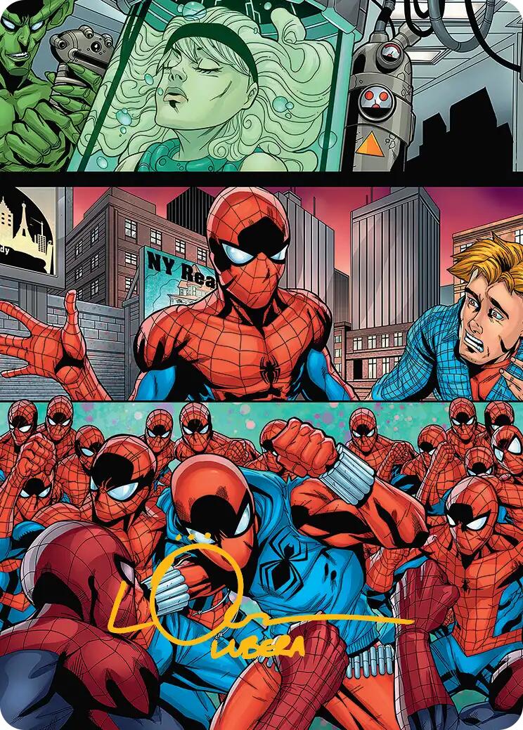 The Clone Saga Art Card (Gold-Stamped Signature) [Marvel's Spider-Man Art Series] | Gamers Paradise