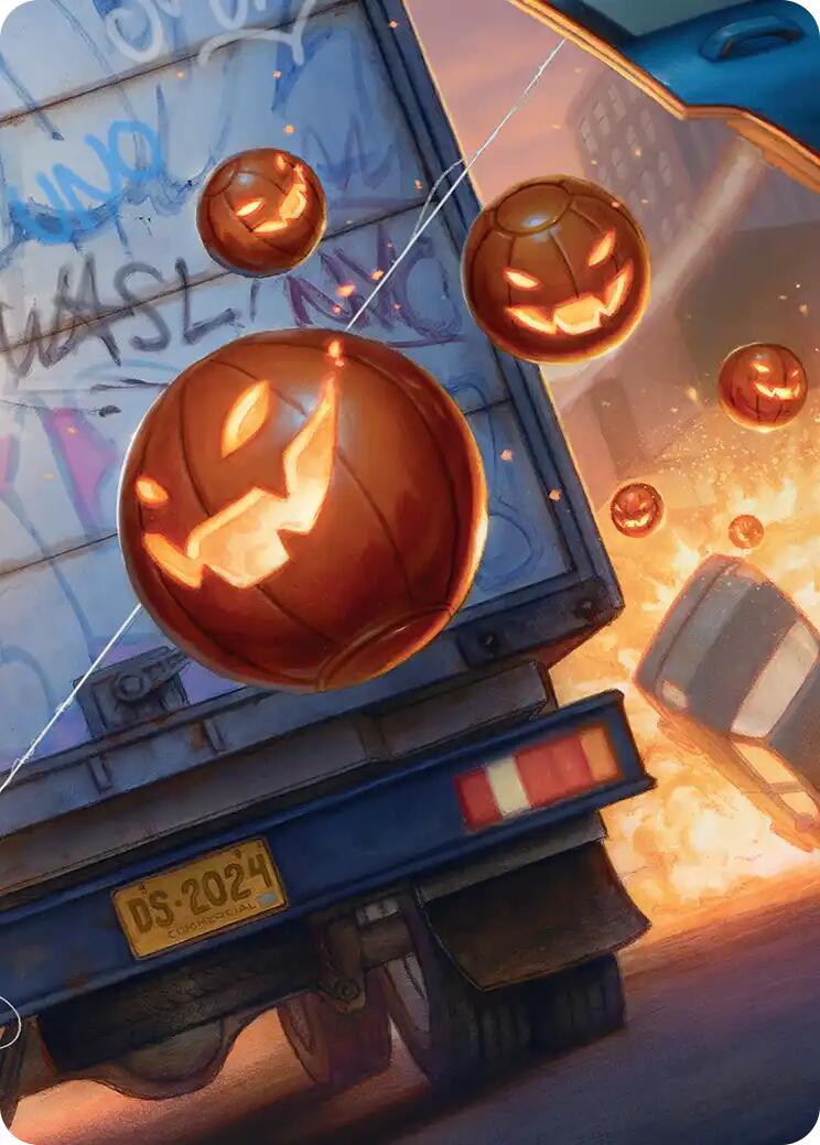 Pumpkin Bombs Art Card [Marvel's Spider-Man Art Series] | Gamers Paradise