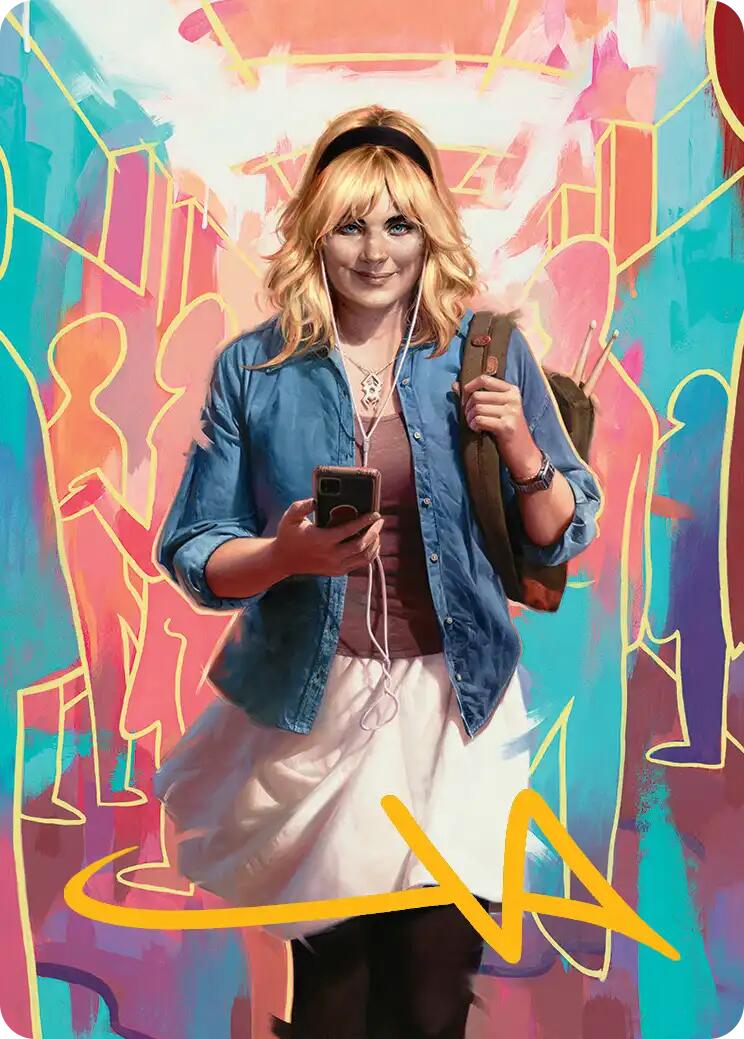 Gwen Stacy Art Card (Gold-Stamped Signature) (13/54) [Marvel's Spider-Man Art Series] | Gamers Paradise