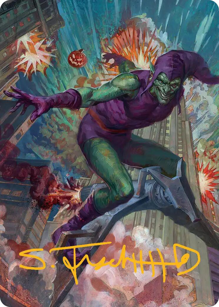 Green Goblin Art Card (26/54) (Gold-Stamped Signature) [Marvel's Spider-Man Art Series] | Gamers Paradise