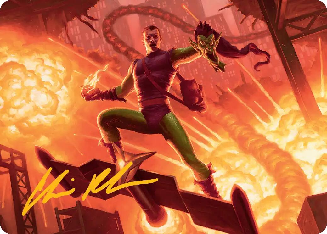 Green Goblin, Revenant Art Card (Gold-Stamped Signature) [Marvel's Spider-Man Art Series] | Gamers Paradise