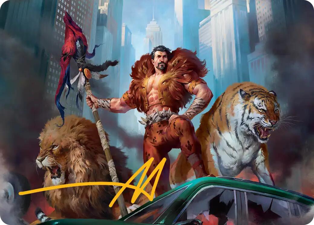 Kraven, Proud Predator Art Card (Gold-Stamped Signature) [Marvel's Spider-Man Art Series] | Gamers Paradise