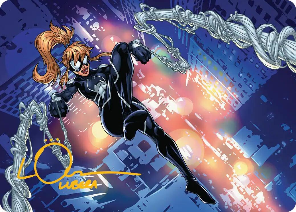 Arana, Heart of the Spider Art Card (Gold-Stamped Signature) [Marvel's Spider-Man Art Series] | Gamers Paradise