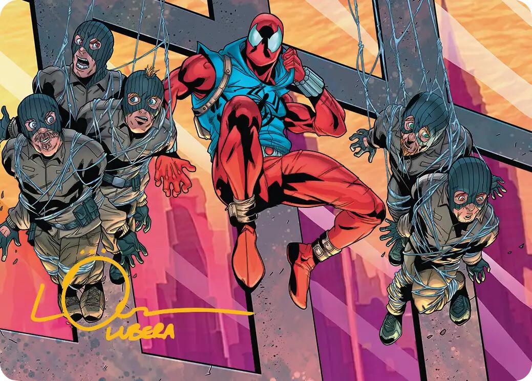 Scarlet Spider, Ben Reilly Art Card (Gold-Stamped Signature) [Marvel's Spider-Man Art Series] | Gamers Paradise