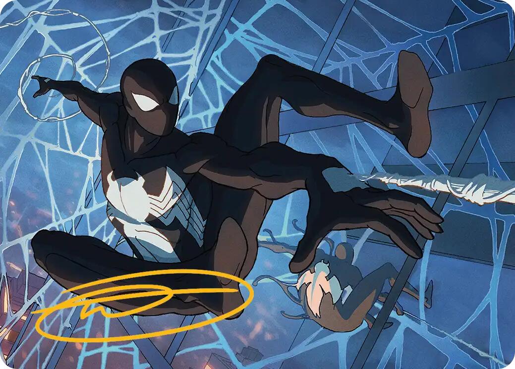 Symbiote Spider-Man Art Card (Gold-Stamped Signature) [Marvel's Spider-Man Art Series] | Gamers Paradise