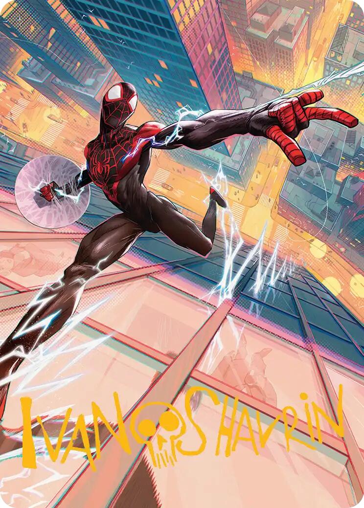 Ultimate Spider-Man Art Card (Gold-Stamped Signature) [Marvel's Spider-Man Art Series] | Gamers Paradise