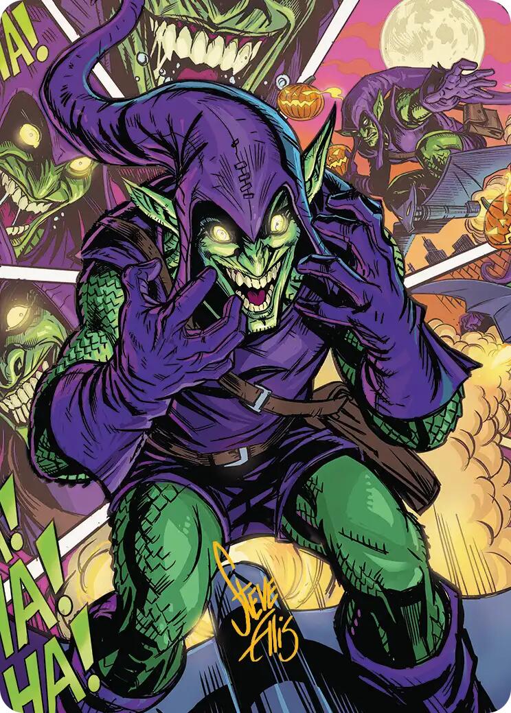 Green Goblin Art Card (49/54) (Gold-Stamped Signature) [Marvel's Spider-Man Art Series] | Gamers Paradise