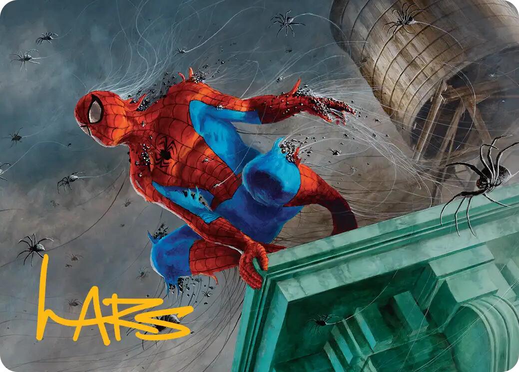 Spiders-Man, Heroic Horde Art Card (Gold-Stamped Signature) [Marvel's Spider-Man Art Series] | Gamers Paradise