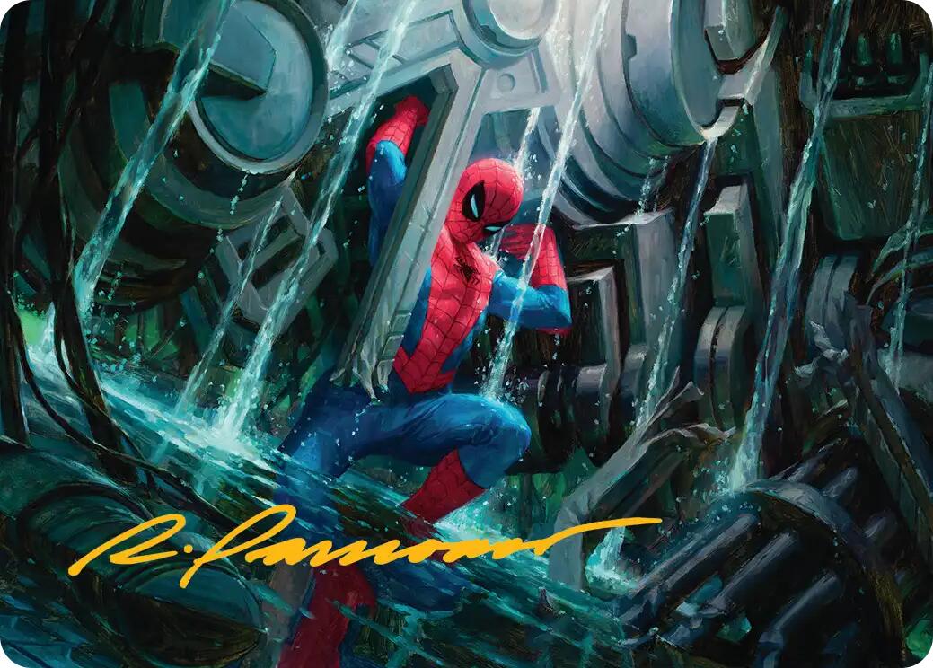 Strength of Will Art Card (Gold-Stamped Signature) [Marvel's Spider-Man Art Series] | Gamers Paradise